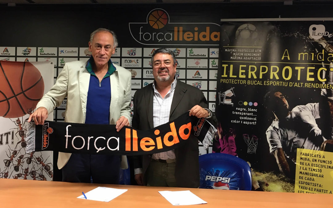 ILERPROTECT® equipará a los jugadores del primer equipo del Força Lleida y promocionará el protector bucal entre las bases del club de básquet